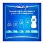ABSORVENTE ALWAYS NOTURNO SUAVE COM ABAS XXG 10U