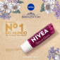 Hidratante Labial Nivea Torta de Amora Edi��o Limitada Bridgerton 4,8g