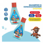 KIT SHAMPOO 200ML + CONDICIONADOR 200ML PATRULHA CANINA CACHOS