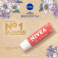 Hidratante Labial Ch� de P�ssego Nivea Edi��o Limitada Bridgerton 4,8g