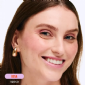 Bast�o 3 em 1 Ollie Blush Batom e Sombra FPS 95 4,5g - Rosa