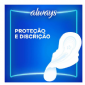 ABSORVENTE ALWAYS ULTRAFINO COBERTURA SECA COM ABAS 8UN