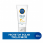 KIT NIVEA ROTINA DE AUTOCUIDADO FACIAL PROTETOR SOLAR FPS 70 40ML + SABONETE EM GEL 150G